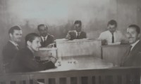 Composição da 1° Legislatura da Câmara de Vereadores de Garopaba,empossada em 31 de janeiro de 1963.Membros:Ari Manoel dos Santos,Aurélio Paladine,Adílio Inácio de Abreu,Jorge Pacheco de Souza,Jovino Piucco,Iris Baldança Lobo,Caudino Andrade (ausente)